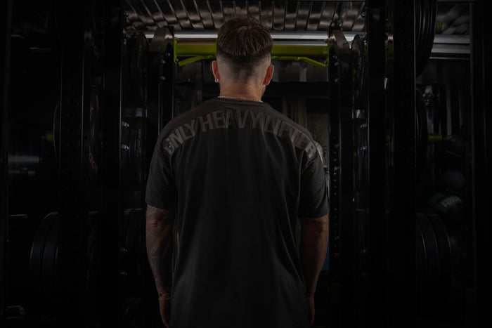 Polera OnlyHeavyLifter – Edición Engomada