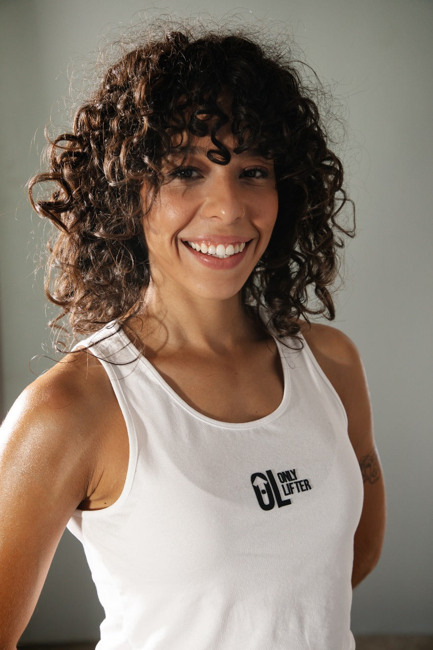 Polera Basic White Muscle – OnlyLifter